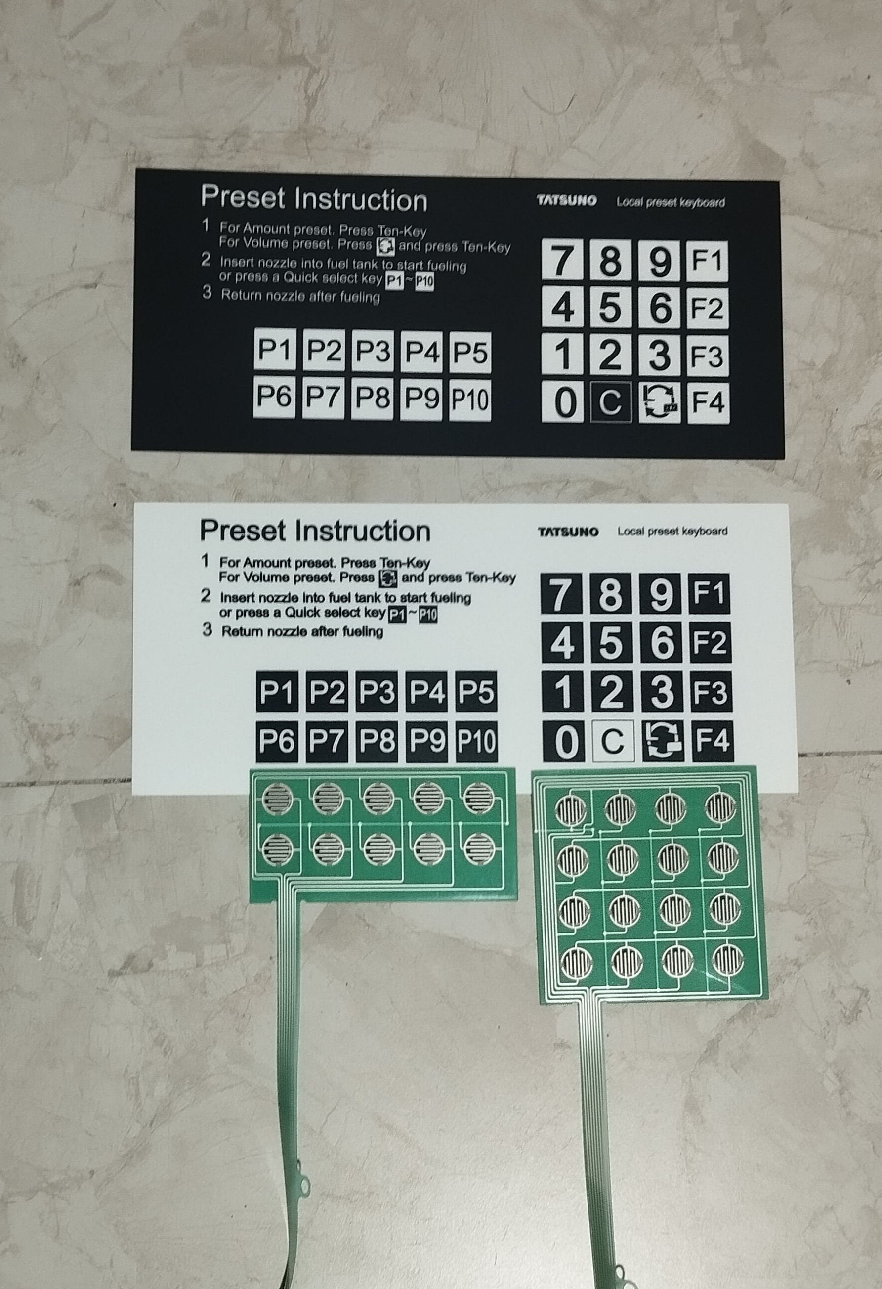 Tatsuno Sunny Xe Keypad